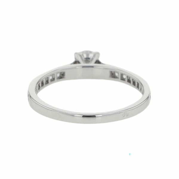 ヴァンクリーフ&アーペル リング ロマンス ソリティア ダイヤ 0.30ct Pt950プラチナ サイズ50 GIA鑑定書コピー 指輪