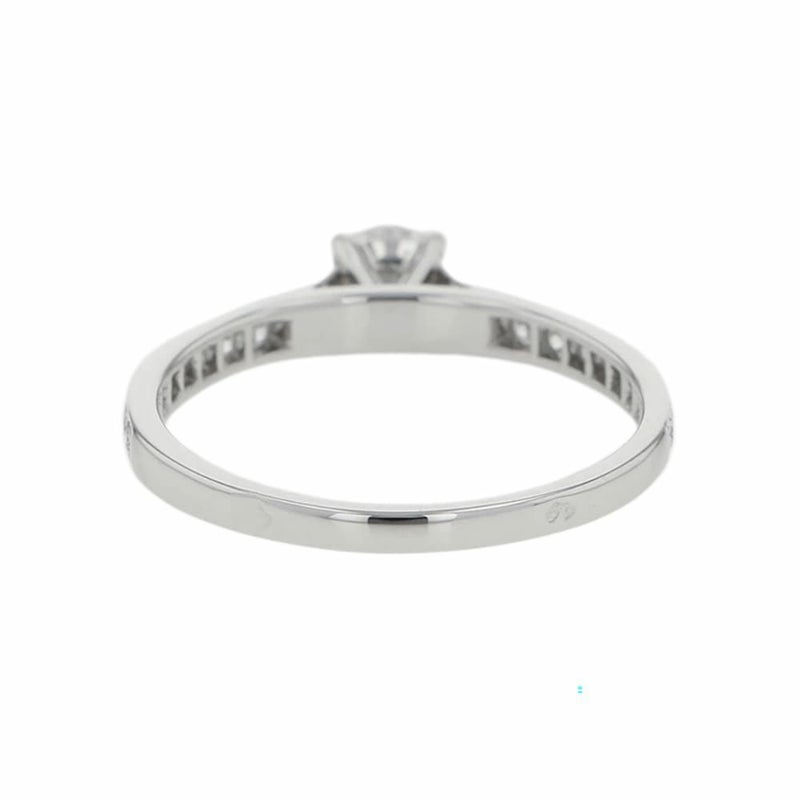 ヴァンクリーフ&アーペル リング ロマンス ソリティア ダイヤ 0.30ct Pt950プラチナ サイズ50 GIA鑑定書コピー 指輪