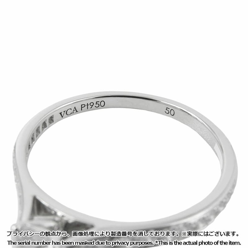 ヴァンクリーフ&アーペル リング ロマンス ソリティア ダイヤ 0.30ct Pt950プラチナ サイズ50 GIA鑑定書コピー 指輪