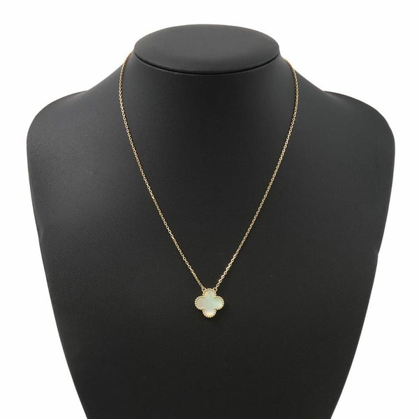 ヴァンクリーフ&アーペル ネックレス ヴィンテージ アルハンブラ ペンダント マザーオブパール K18YGイエローゴールド VCARA45900