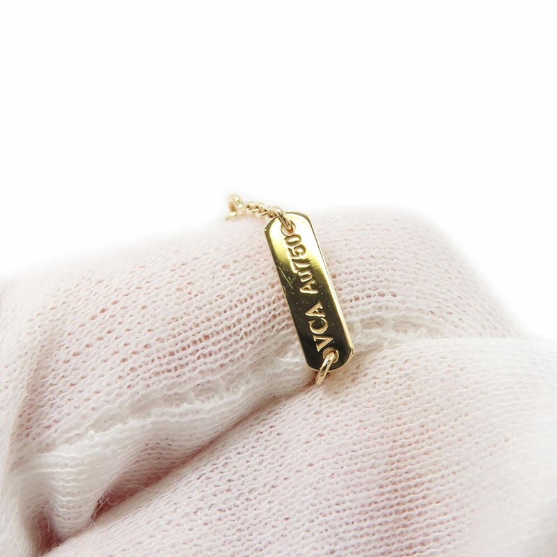 ヴァンクリーフ&アーペル ネックレス ヴィンテージ アルハンブラ ペンダント マザーオブパール K18YGイエローゴールド VCARA45900