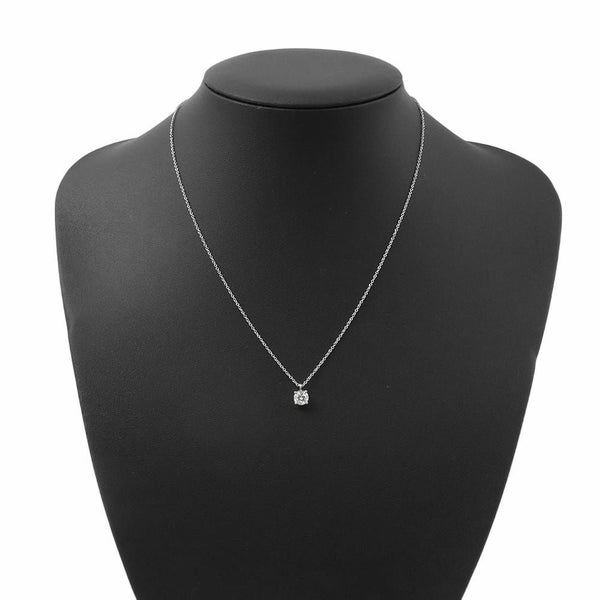 ティファニー ネックレス ソリティア ペンダント ダイヤモンド 0.56ct Pt950プラチナ Tiffany&Co. 鑑定書付き