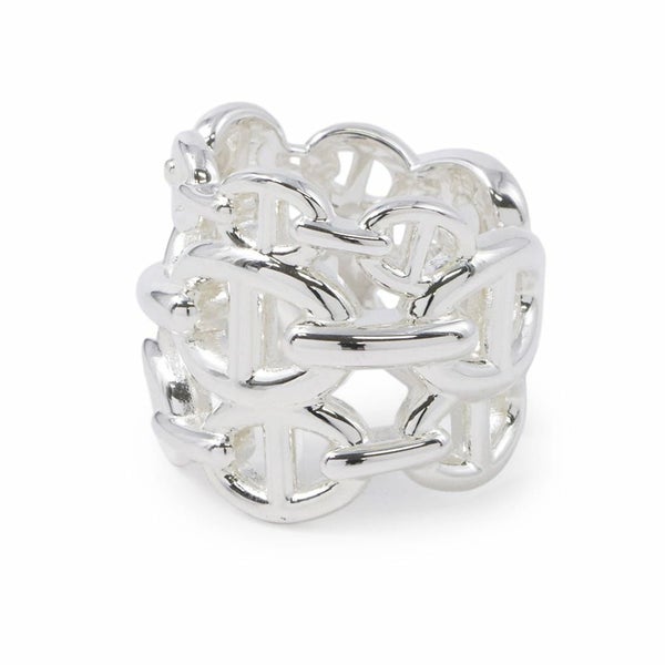 エルメス リング シェーヌダンクル アンシェネGM Enchainee SV925シルバー リングサイズ48 HERMES 指輪