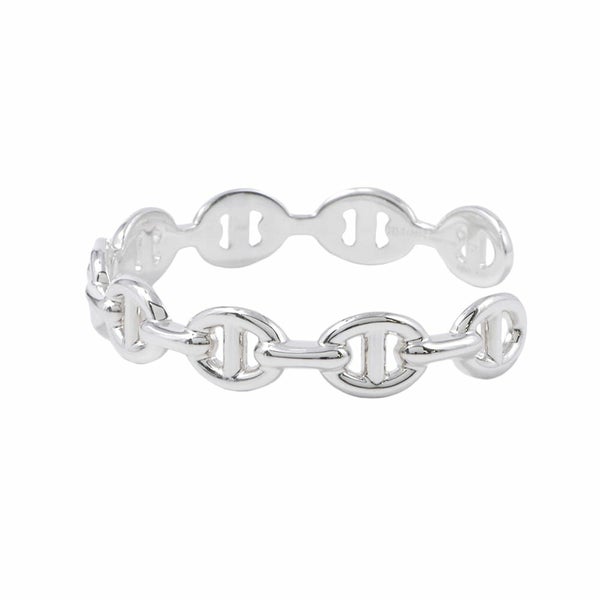 エルメス ブレスレット シェーヌダンクル アンシェネ バングル SV925シルバー サイズST HERMES バングル