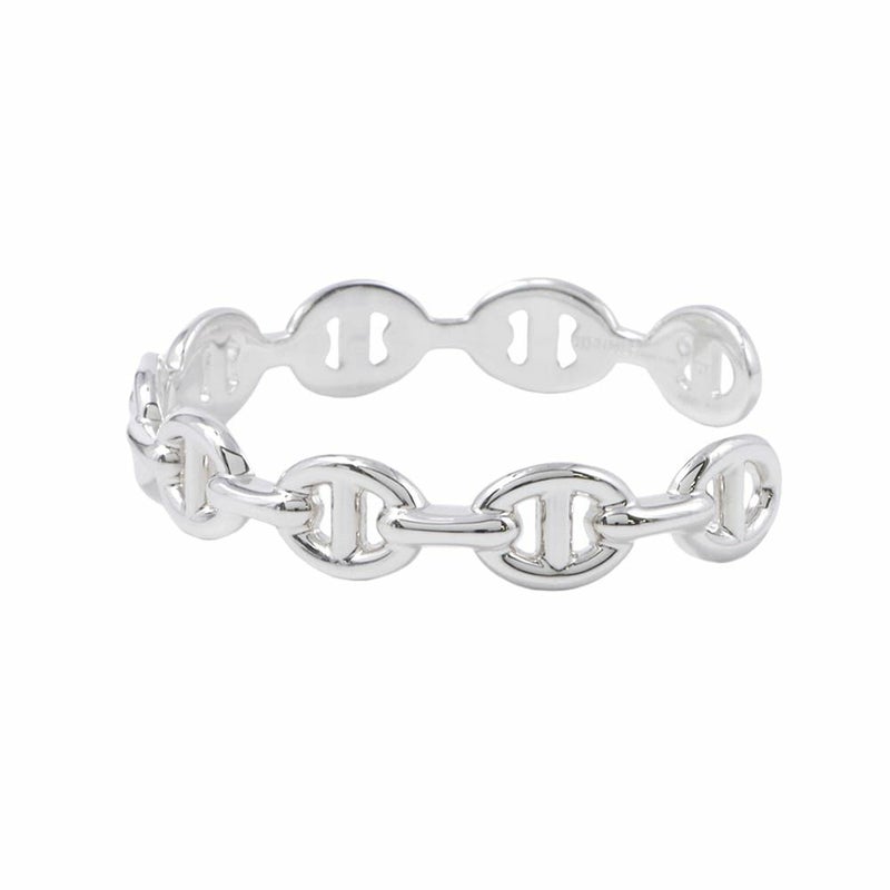 エルメス ブレスレット シェーヌダンクル アンシェネ バングル SV925シルバー サイズST HERMES バングル