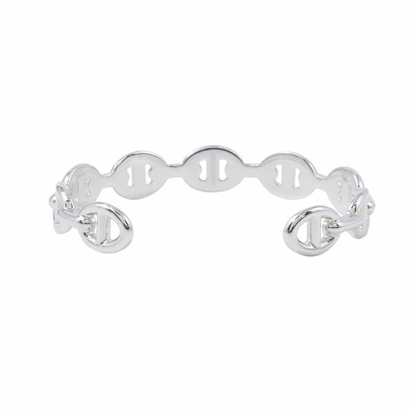 エルメス ブレスレット シェーヌダンクル アンシェネ バングル SV925シルバー サイズST HERMES バングル