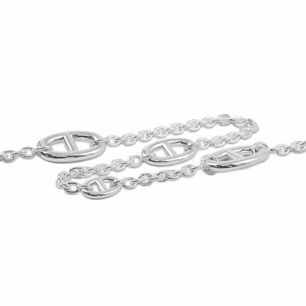 エルメス ネックレス シェーヌダンクル ファランドール 80 SV925シルバー HERMES ロングネックレス ジュエリー