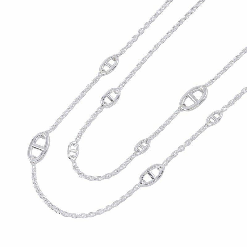 エルメス ネックレス シェーヌダンクル ファランドール 120 SV925シルバー HERMES ジュエリー