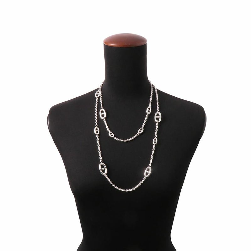 エルメス ネックレス シェーヌダンクル ファランドール 120 SV925シルバー HERMES ジュエリー