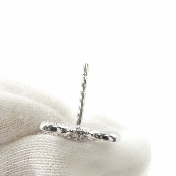 グラフ ピアス パヴェ バタフライ ダイヤモンド スモール スタッド イヤリング ダイヤ 計約1.10ct K18WGホワイトゴールド RGE1152