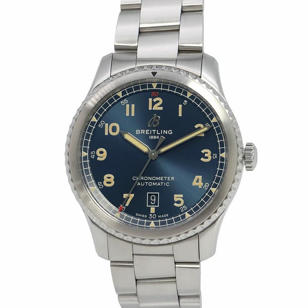 ブライトリング アビエーター 8 オートマティック 41 A45330101C1A1 BREITLING 腕時計 ウォッチ ブルー文字盤