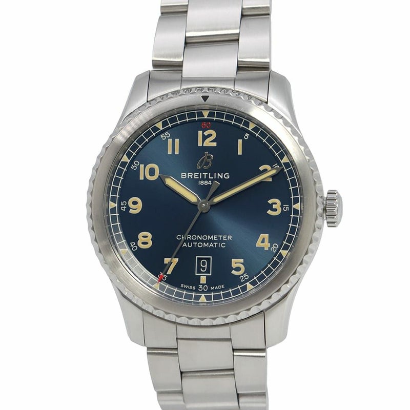 ブライトリング アビエーター 8 オートマティック 41 A45330101C1A1 BREITLING 腕時計 ウォッチ ブルー文字盤