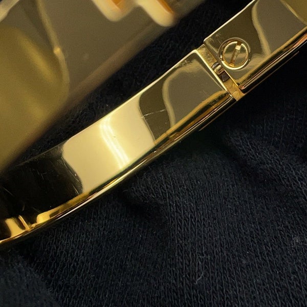 エルメス ブレスレット ミニクリック ケリー PM エナメル ブラック/ゴールド金具 HERMES 黒