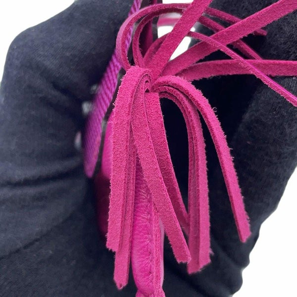 エルメス バッグチャーム ロデオPM ペガサス タッチ ローズパープル ラムスキン/リザード U刻印 HERMES