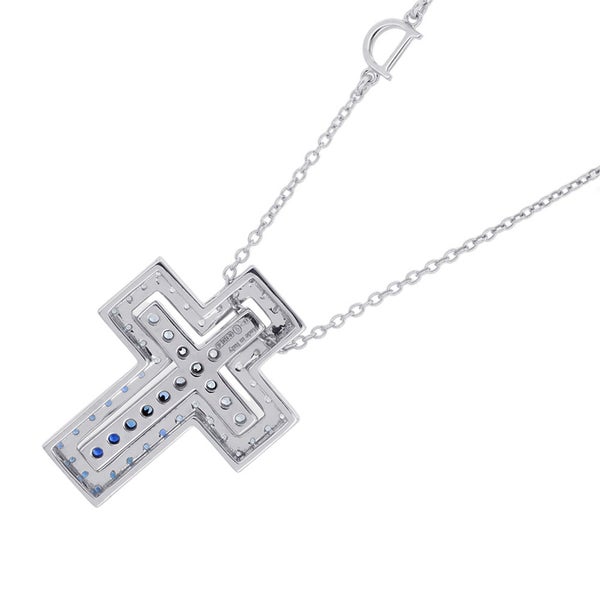 ダミアーニ ネックレス ベル エポック アイスバーグ S ダイヤモンド/サファイア 計約1.19ct K18WG 20087030 DAMIANI ペンダント