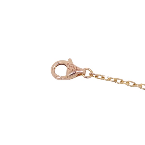 カルティエ ネックレス LOVE パヴェ ダイヤモンド 48P 計0.30ct K18PGピンクゴールド B7224528 ラブ ペンダント