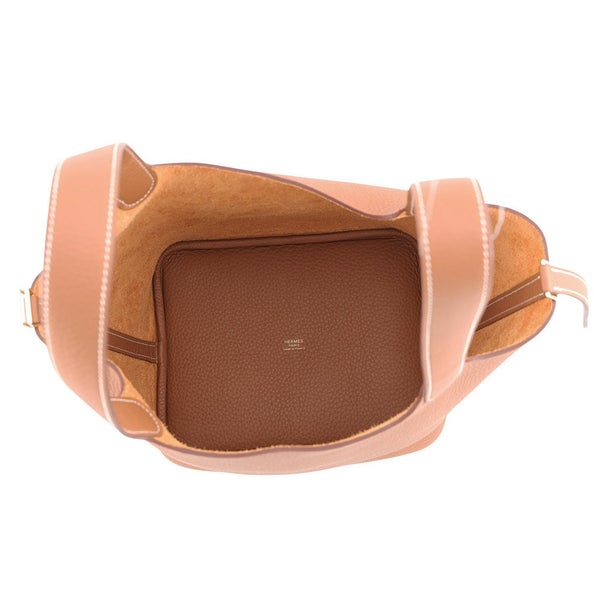 エルメス ハンドバッグ ピコタンロックMM ゴールド/ゴールド金具 トリヨンクレマンス G刻印 HERMES