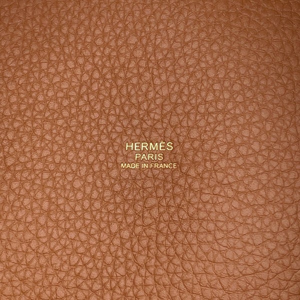 エルメス ハンドバッグ ピコタンロックMM ゴールド/ゴールド金具 トリヨンクレマンス G刻印 HERMES