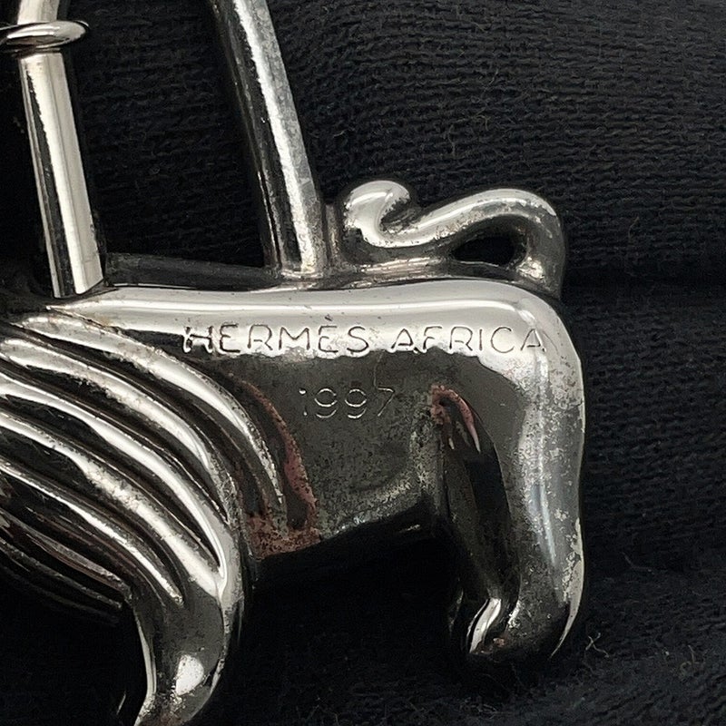 エルメス カデナライオン アフリカ 1997 メタル HERMES チャーム 小物 動物