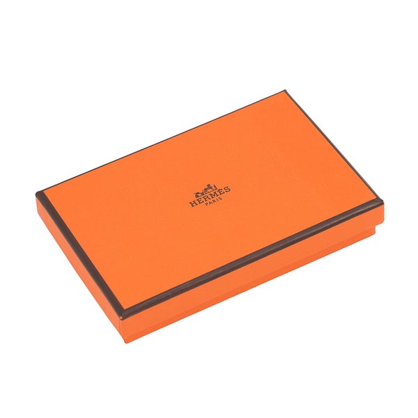 エルメス カードケース カルヴィ ゴールド エプソン W刻印 HERMES 名刺入れ