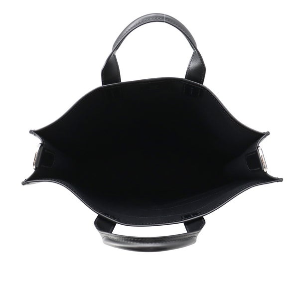 エルメス トートバッグ オリゾン レコード ブラック/シルバー金具 トワルオフィシエ/スイフト Y刻印 2wayショルダー 黒