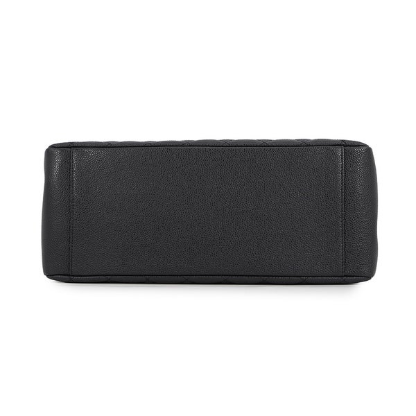 シャネル チェーントートバッグ ココマーク マトラッセ GST キャビアスキン A50995 CHANEL ショルダーバッグ 黒