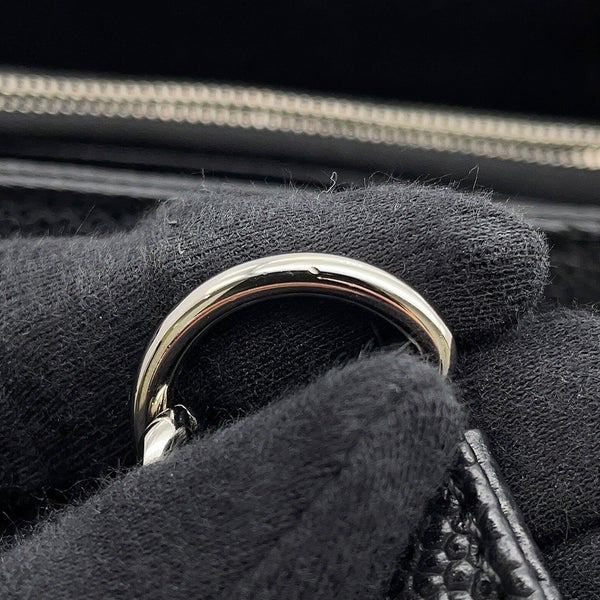 シャネル チェーントートバッグ ココマーク マトラッセ GST キャビアスキン A50995 CHANEL ショルダーバッグ 黒