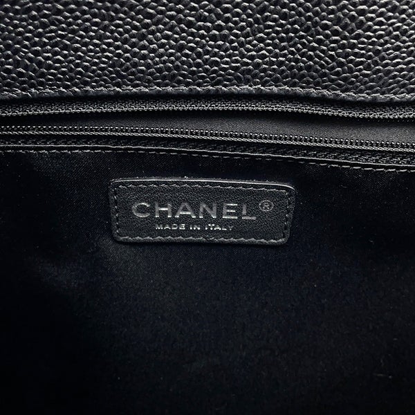 シャネル チェーントートバッグ ココマーク マトラッセ GST キャビアスキン A50995 CHANEL ショルダーバッグ 黒
