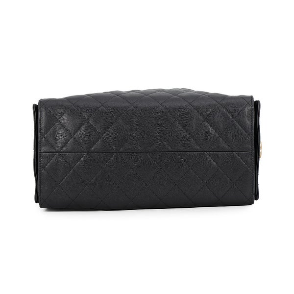 シャネル チェーンショルダーバッグ CHANEL25 ミディアム ココマーク マトラッセ キャビアスキン AS5311 CHANEL 黒