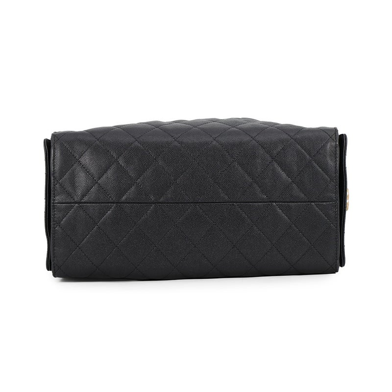 シャネル チェーンショルダーバッグ CHANEL25 ミディアム ココマーク マトラッセ キャビアスキン AS5311 CHANEL 黒
