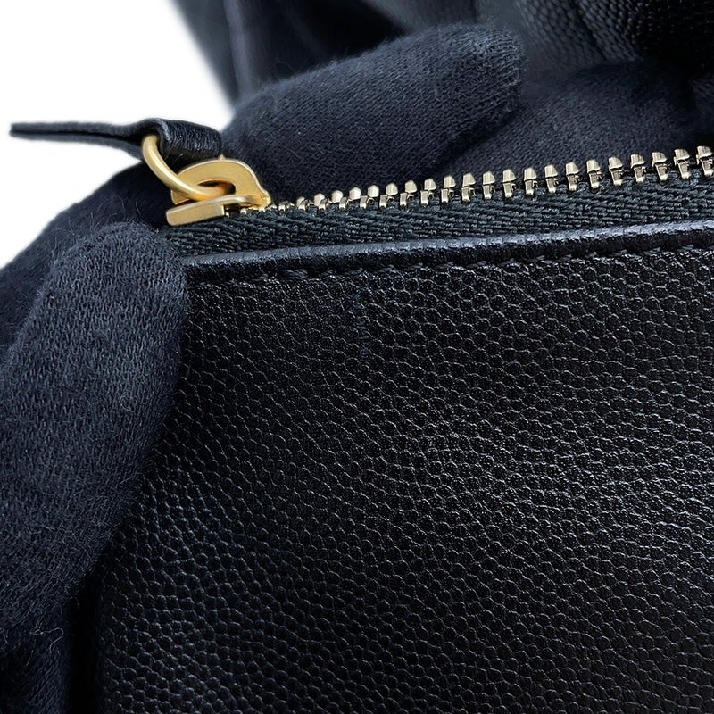 シャネル チェーンショルダーバッグ CHANEL25 ミディアム ココマーク マトラッセ キャビアスキン AS5311 CHANEL 黒