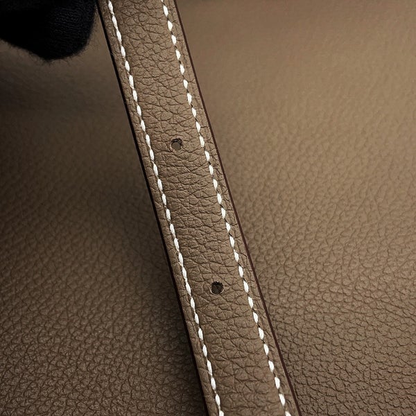 エルメス ショルダーバッグ ケリーダンス2 エトゥープ/シャンパンゴールド金具 エバーカラー W刻印 HERMES クラッチバッグ
