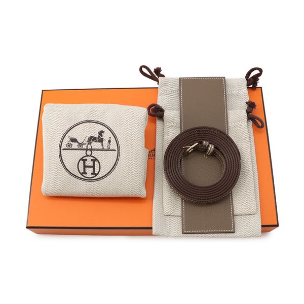 エルメス ショルダーバッグ ケリーダンス2 エトゥープ/シャンパンゴールド金具 エバーカラー W刻印 HERMES クラッチバッグ