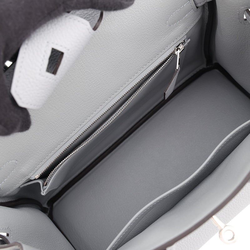 エルメス バーキン25 グリパンタン/シルバー金具 トゴ G刻印 HERMES Birkin ハンドバッグ