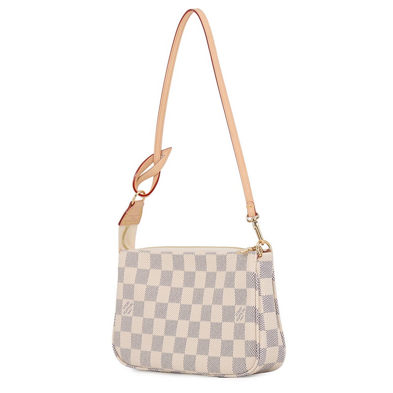 ルイヴィトン ハンドバッグ ダミエ・アズール ポシェット・アクセソワール アクセサリーポーチ N40915 LOUIS VUITTON
