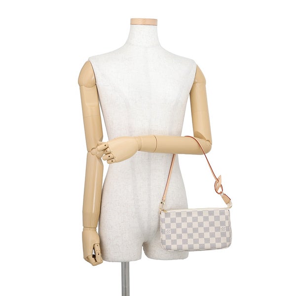 ルイヴィトン ハンドバッグ ダミエ・アズール ポシェット・アクセソワール アクセサリーポーチ N40915 LOUIS VUITTON