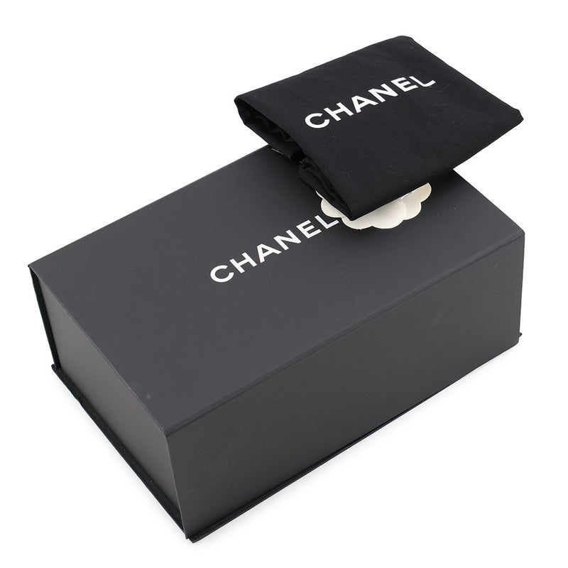 シャネル チェーンショルダーバッグ ミニ マトラッセ ココマーク ラムスキン フェイクパール CHANEL 黒
