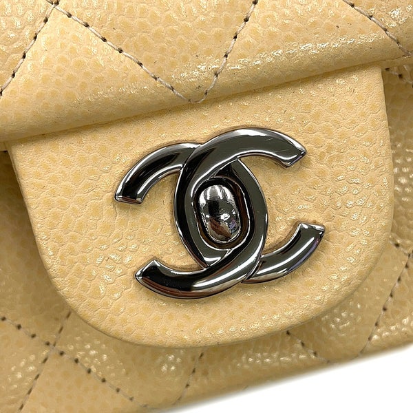 シャネル チェーンショルダーバッグ マトラッセ20 ココマーク キャビアスキン A69900 CHANEL ミニ フラップ バッグ