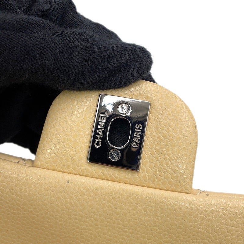 シャネル チェーンショルダーバッグ マトラッセ20 ココマーク キャビアスキン A69900 CHANEL ミニ フラップ バッグ