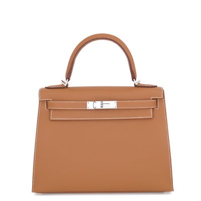 Hermès Kelly 28 Gold Epsom Palladium
