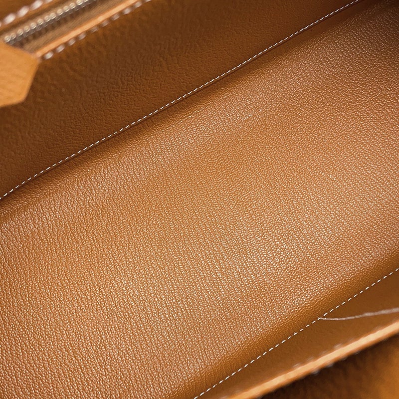 エルメス ハンドバッグ ケリー28 外縫い ゴールド/シルバー金具 エプソン B刻印 HERMES Kelly 2wayバッグ
