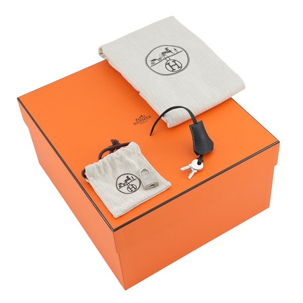 エルメス バーキン25 ブラック/シルバー金具 トゴ G刻印 HERMES Birkin ハンドバッグ 黒
