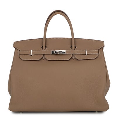 Hermès Birkin 40 Etoupe Togo Palladium