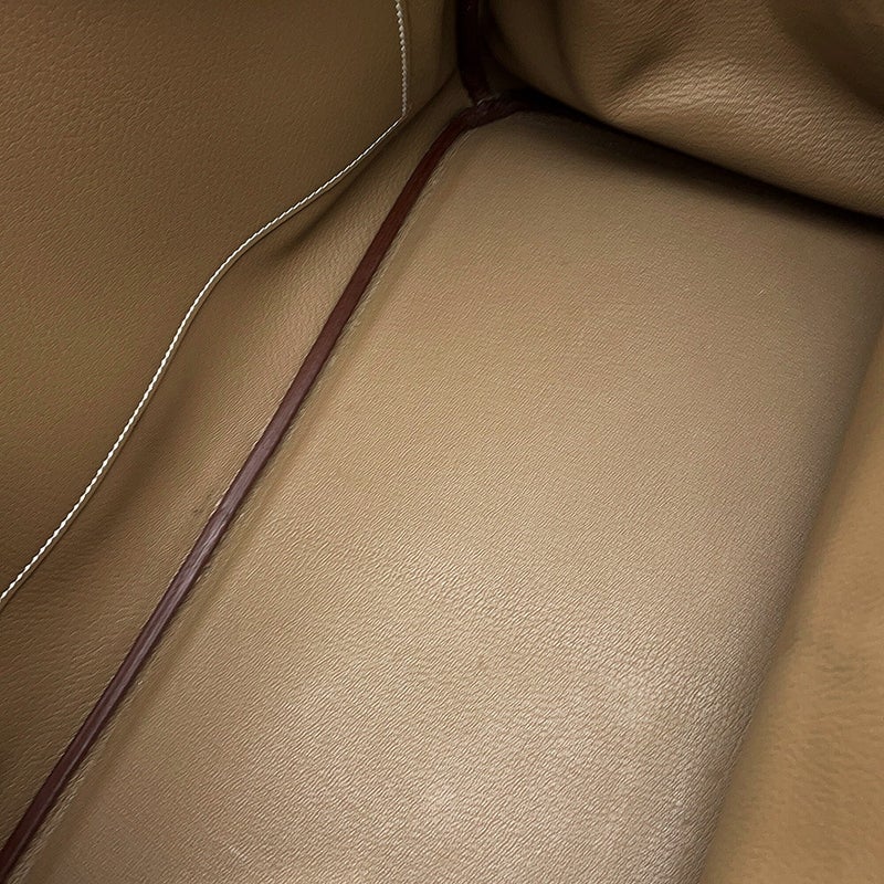 エルメス バーキン40 エトゥープ/シルバー金具 トゴ B刻印 HERMES Birkin ハンドバッグ