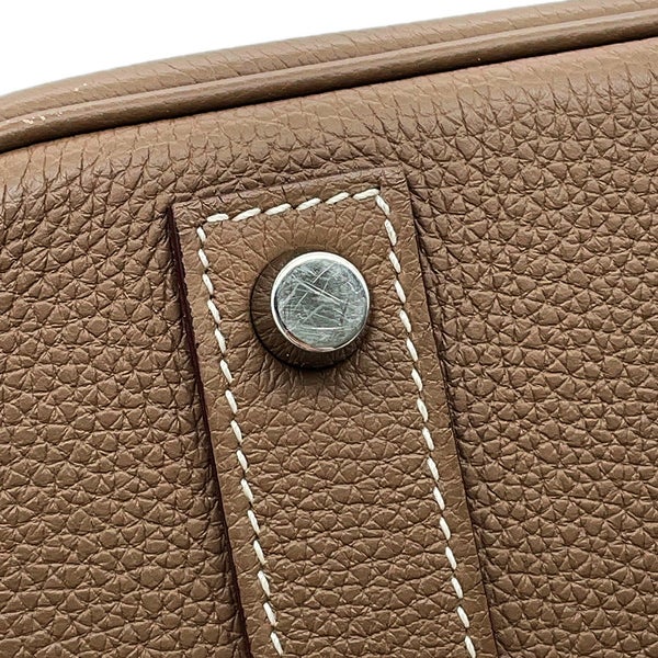 エルメス バーキン40 エトゥープ/シルバー金具 トゴ B刻印 HERMES Birkin ハンドバッグ