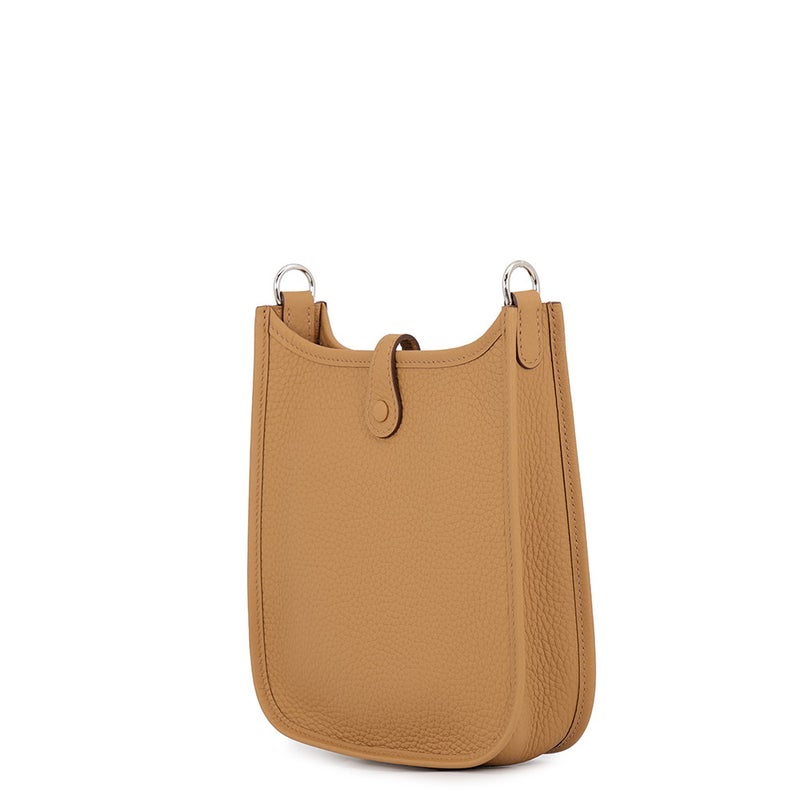 エルメス ショルダーバッグ エブリンTPM 111cm アマゾン ビスキュイ/シルバー金具 トリヨンクレマンス K刻印 HERMES Evelyne