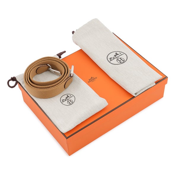 エルメス ショルダーバッグ エブリンTPM 111cm アマゾン ビスキュイ/シルバー金具 トリヨンクレマンス K刻印 HERMES Evelyne