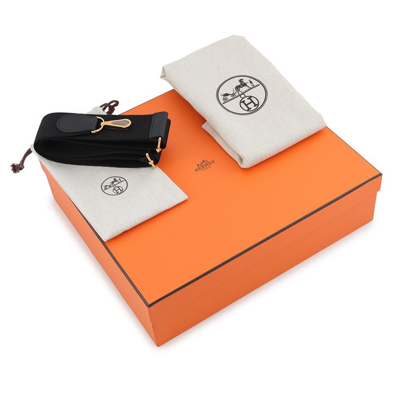 エルメス ショルダーバッグ エブリン3 PM ブラック/ゴールド金具 トリヨンクレマンス K刻印 HERMES Evelyne 黒