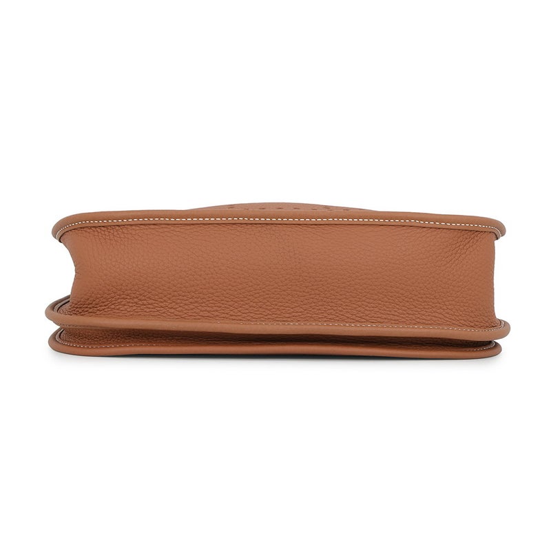 エルメス ショルダーバッグ エブリン3 PM ゴールド/シルバー金具 トリヨンクレマンス W刻印 HERMES Evelyne