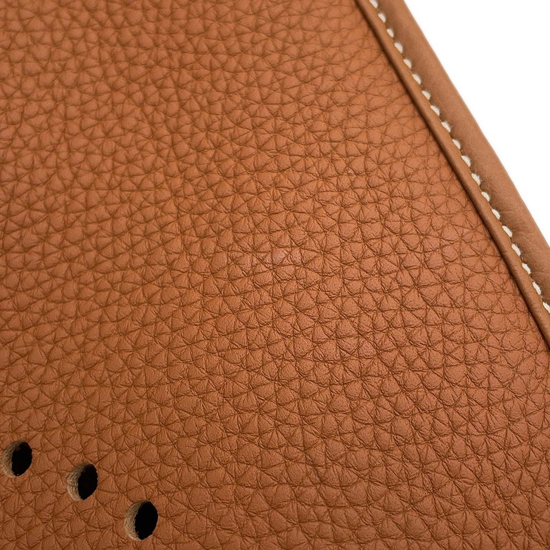 エルメス ショルダーバッグ エブリン3 PM ゴールド/シルバー金具 トリヨンクレマンス W刻印 HERMES Evelyne